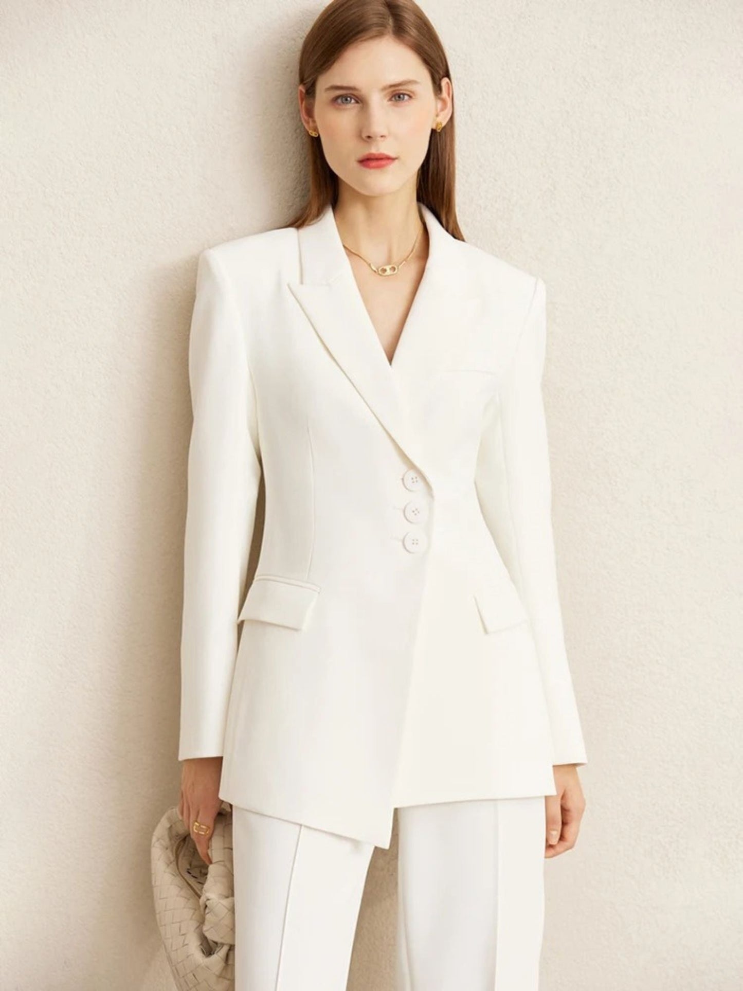 Street Wave Minimalist Blazer And High Waisted Tailored Pants Set For Women Office Ready Chic Wardrobe Essential