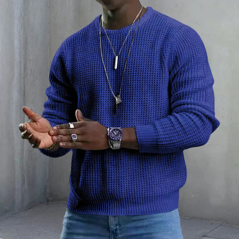 Street-wave Men Knit Sweater Breathable Comfort For Office And Everyday Wear Machine Washable Wrinkle-Resistant Flexible