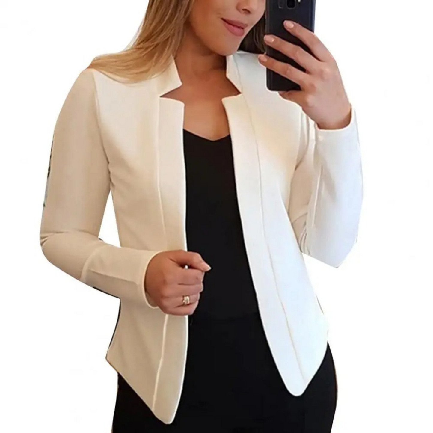 Street-Wave Womens Work Blazer Elegant All Day Comfort Premium Materials Office Ready