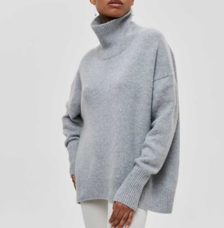 Street Wave Otrana Turtleneck Sweater For Women Elegant Lightweight Comfort And Flattering Fit