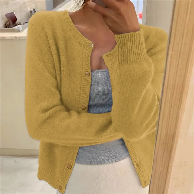 Street-wave Soft Knit Cardigan For Women - Cozy Breathable Comfort, Versatile Everyday Wardrobe