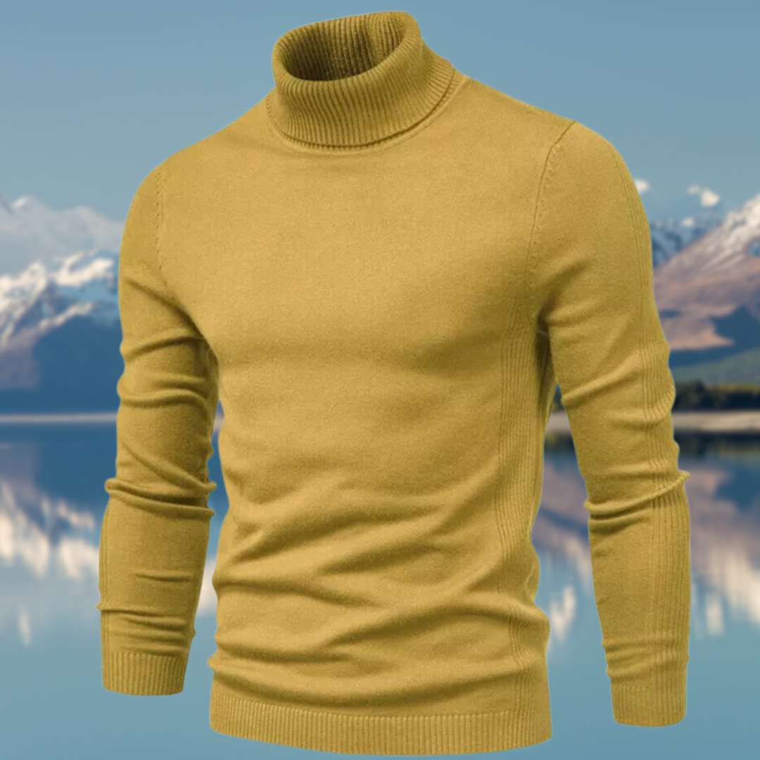 Street-wave Turtleneck Sweater With Cozy Multi-Layer Lining For Everyday Comfort Unisex Knit