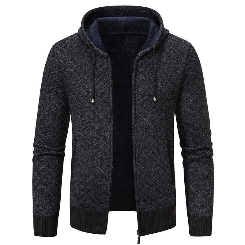 Street-wave Hooded Jacket For Men Elegant Slim Fit Durable Comfort Everyday Wear