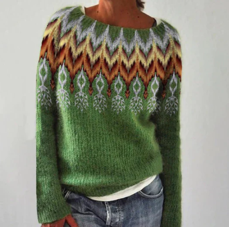 Street-Wave Retro Panna Pullover For Women Soft Lightweight Knit Flattering Fit Elegant Spring Look