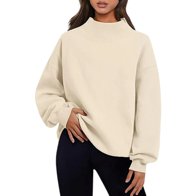 Street-Wave Basic Loose-Fit Long-Sleeve Sweater For Unisex Everyday Comfort And Minimalist Style