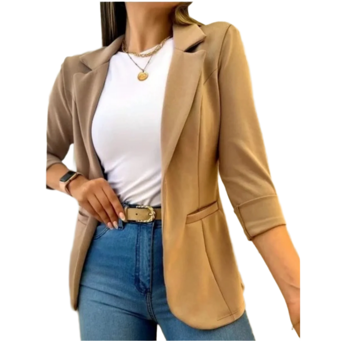 Street Wave Tailored Vintage Blazer For Women With Flattering Fit In Bold Yellow