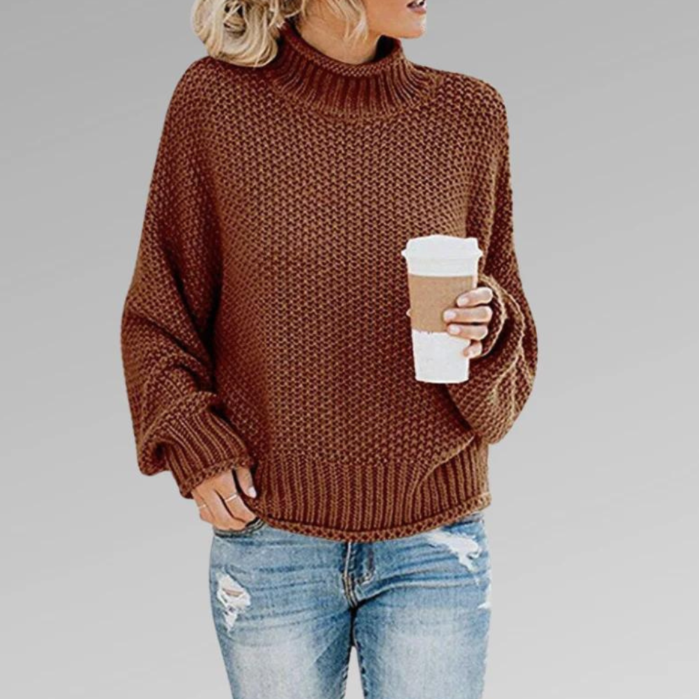 Street Wave Knit Sweater For Women Cozy Everyday Comfort With Relaxed Fit And Premium Knit
