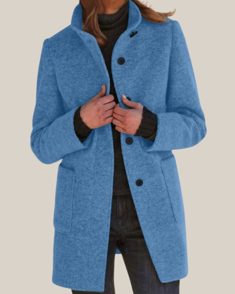 Street-wave Emerald Green Coat For Women, Classic Yet Stylish Winter Jacket, Warm And Cozy Outerwear