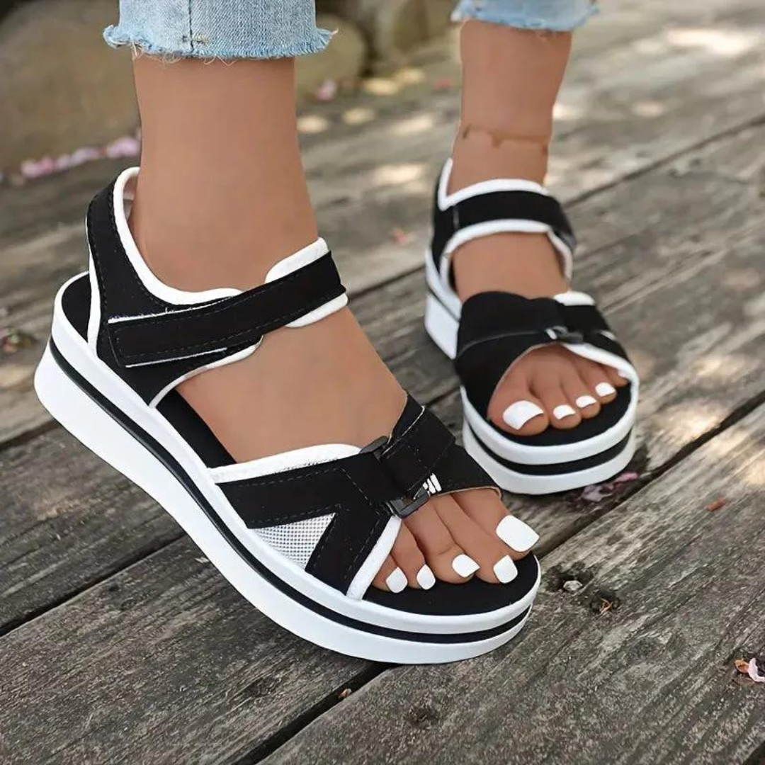 Street-Wave Platform Sandals For Women With Orthopedic Comfort And Lightweight Design