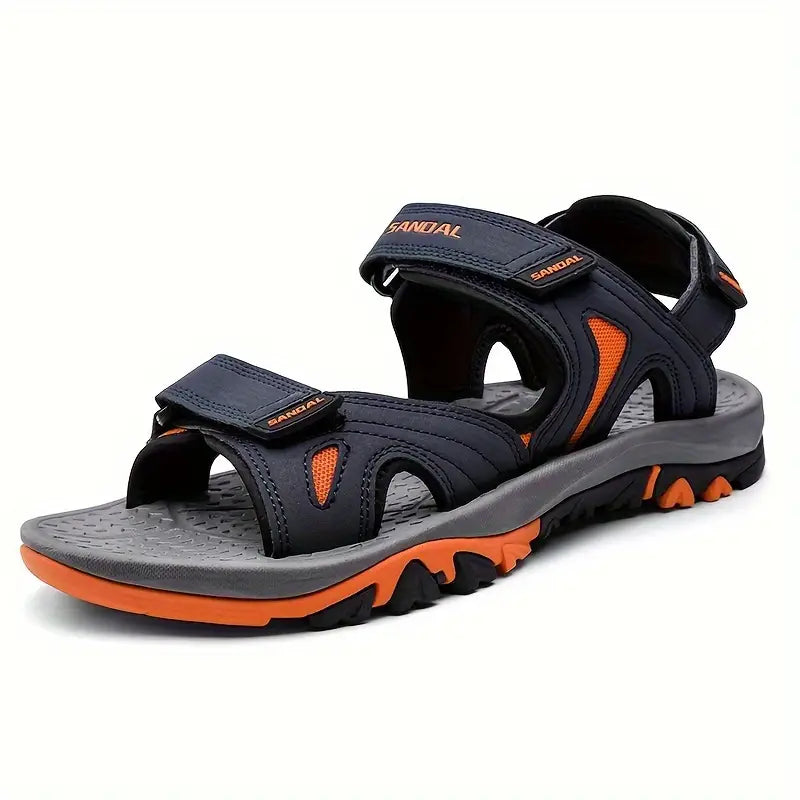 Street-Wave Verity Quick-Dry Sandals For Men With Non-Slip Sole And Hook-And-Loop Closure Adventure-Ready