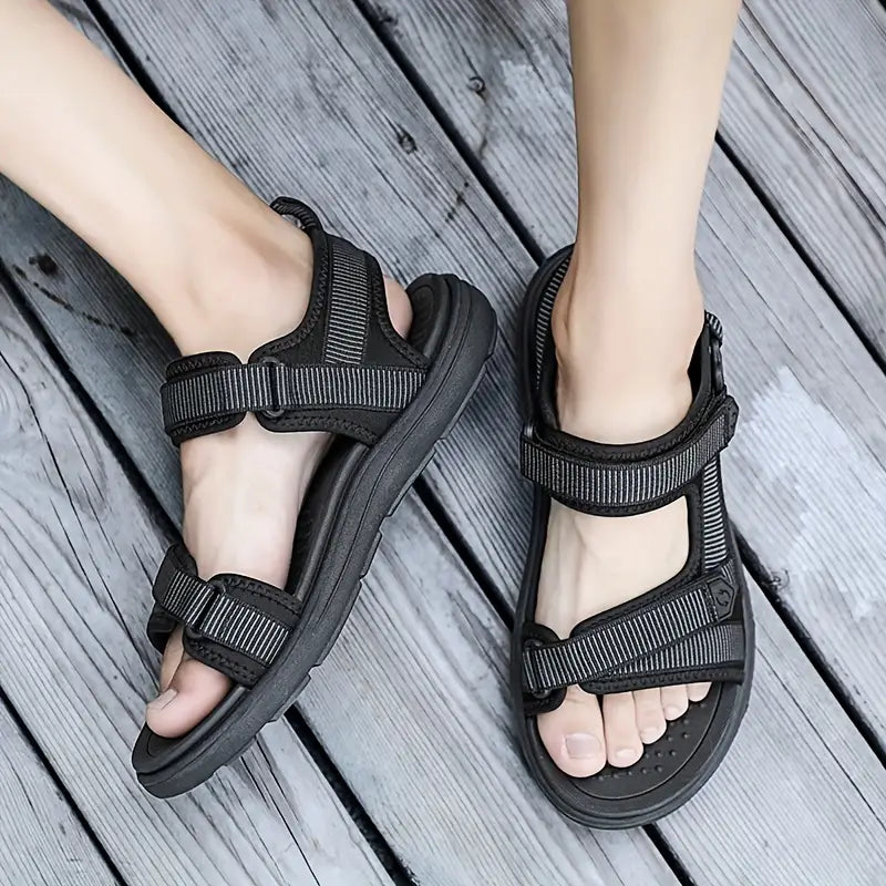 Dione Beach Sandals With Non Slip Velcro Closure For Men By Streetwave Durable Comfortable Wear On Beach And Trails