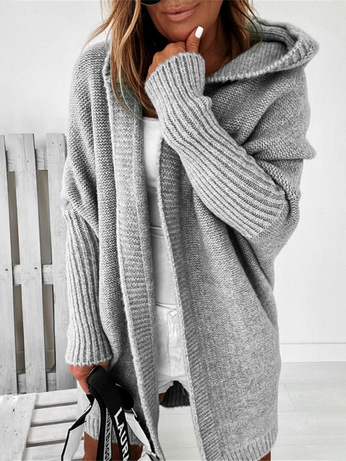 Streetwave Yellow Cardigan Coat for Women Oversized Knit Drape Cozy Warmth Premium Style