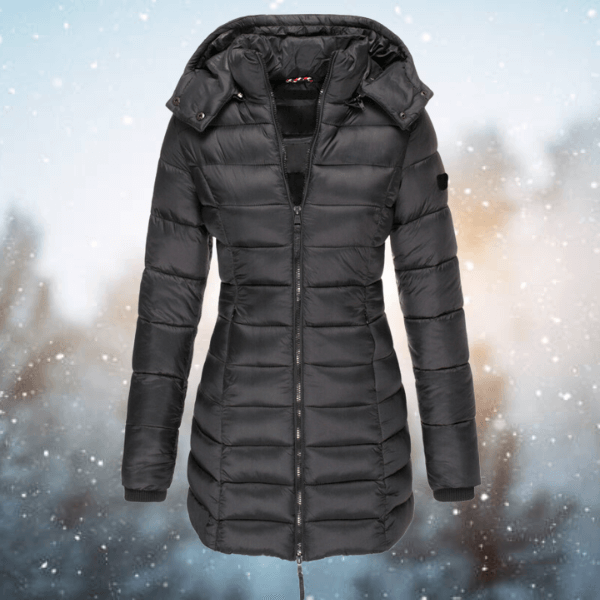 Street-Wave Women Long Puffer Jacket Warm Insulated Winter Coat For Women Durable Water-Resistant Cozy Outerwear