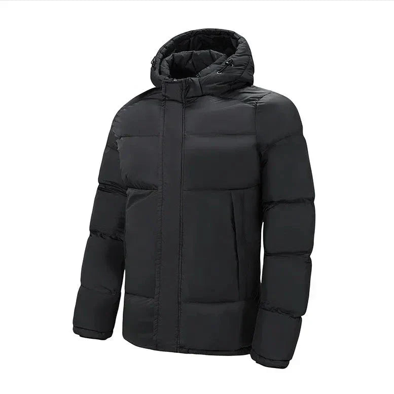 Street-wave Men's Cotton Puffer Jacket - Insulated Quilted Coat for Winter Warmth and Modern Fit
