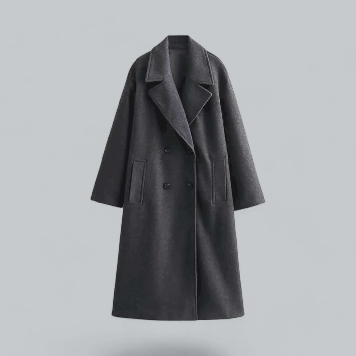 Street-wave Women Oversized Buttoned Coat For Timeless Elegance And Modern Comfort