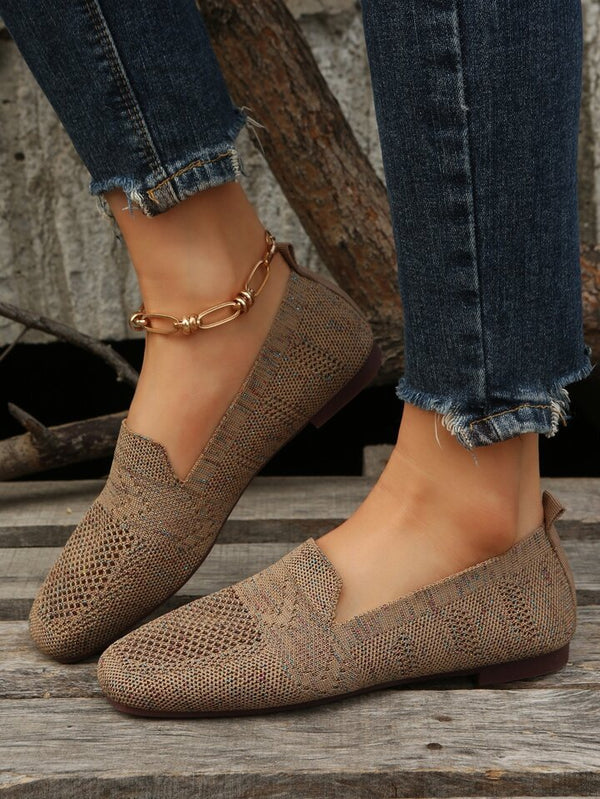 Street-wave Women Knit Winter Shoes Chic Minimalist Comfort For Cold Weather Effortless Style