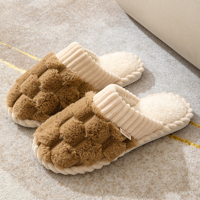 Women's Plush Slippers Street-wave With Soft Fur Lining for Cozy Luxury Comfort at Home