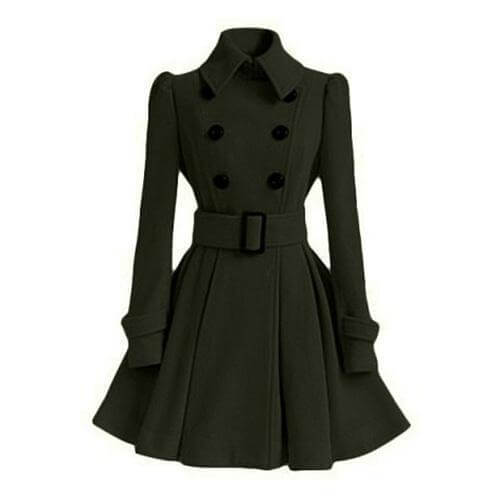 Street-Wave Women Double-Breasted Windbreaker Trench Coat With Belted Silhouette And Weatherproof All-Season Protection