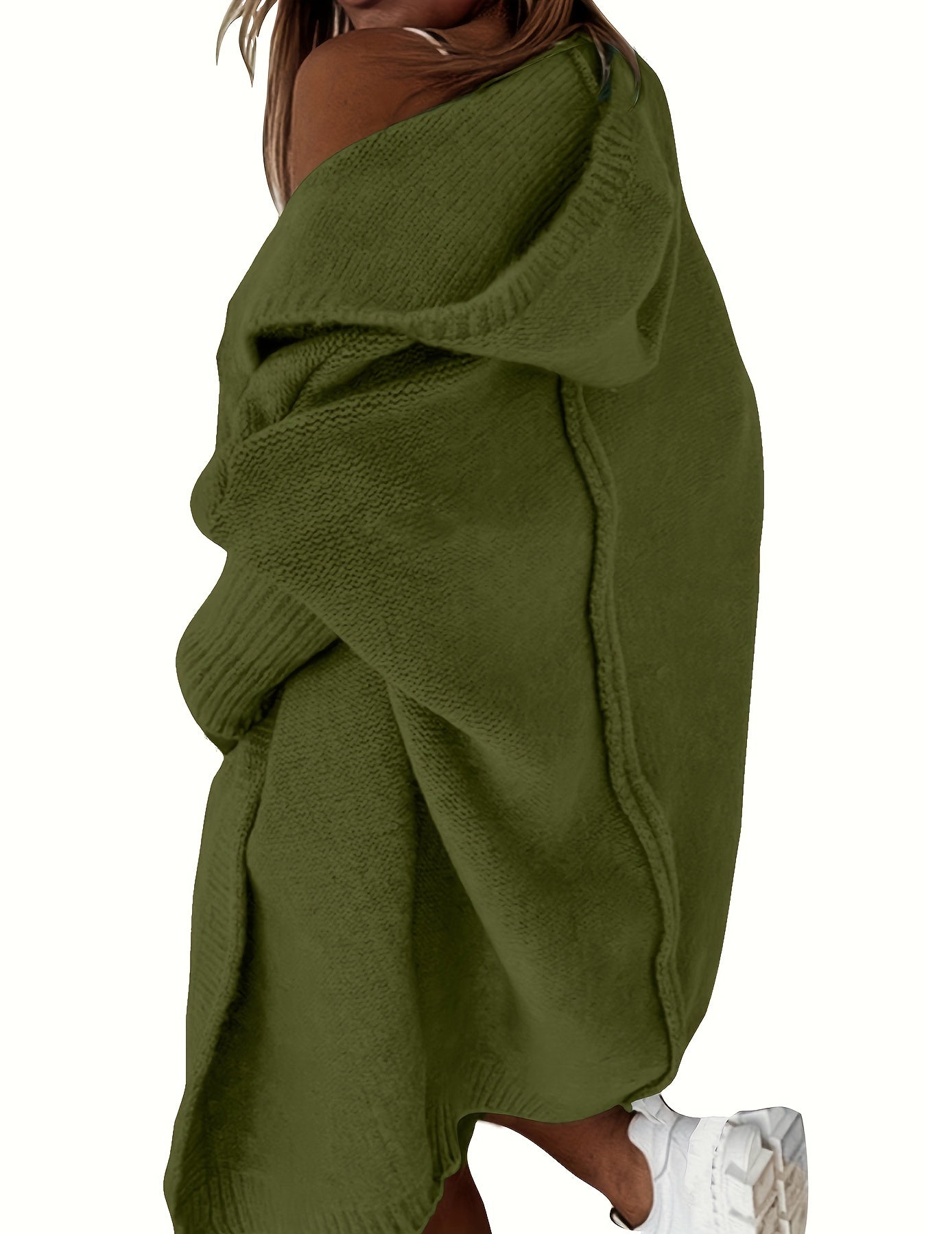Street-wave Cozy Hooded Knit Cardigan For Women With Relaxed Fit And Soft Breathable Fabric