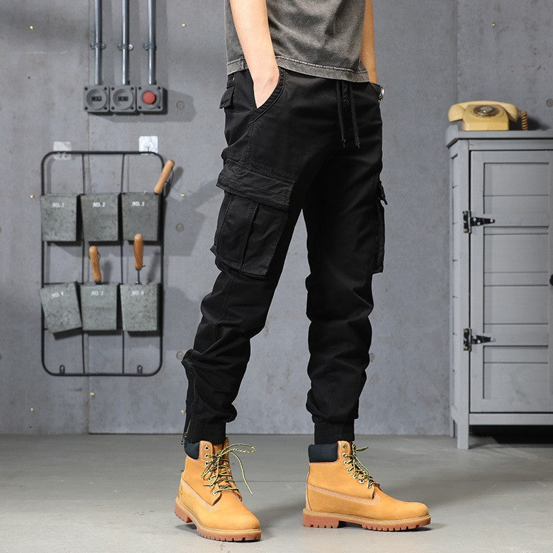 Stretch Cargo Pants For Men By Street Wave Ultimate Comfort With Elastic Fit And Rugged Cargo Pockets