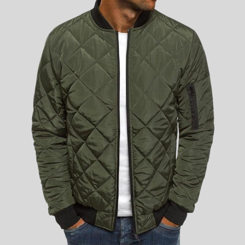Avelena Classic Bomber Jacket By Street Wave For Men Comfortable Everyday Outerwear With Durable Quilted Design