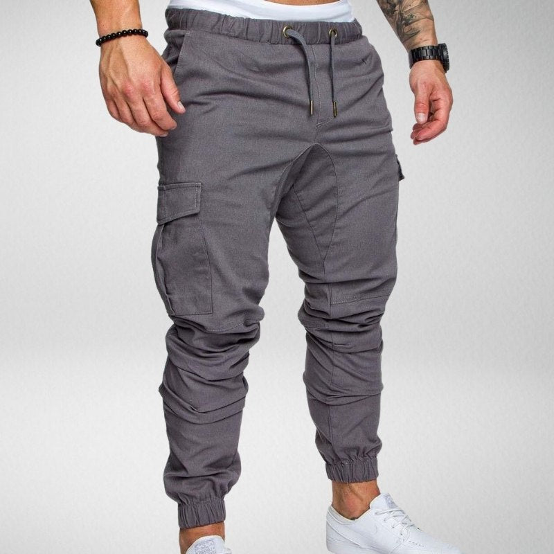 Street-wave Urban Tactical Cargo Joggers for Men - Premium Comfort, Adjustable Waist, Cargo Pockets