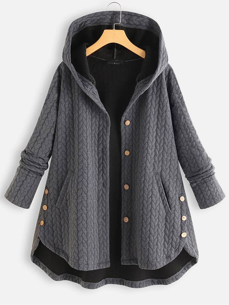 Street Wave Sophia Quilted Hooded Winter Coat Burgundy Wine Red For Women Warmth And Style