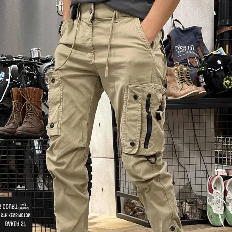 Street Wave Tactical Pants For Urban Explorers, Premium Cotton, Breathable, Reinforced Seams, Unisex