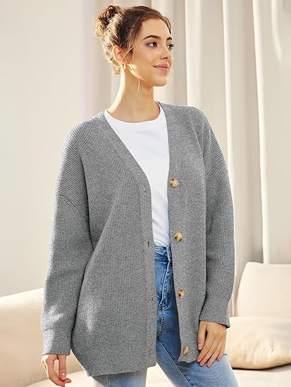 Street-Wave Isla Knit Cardigan Unisex Oversized Cozy Layering Essential