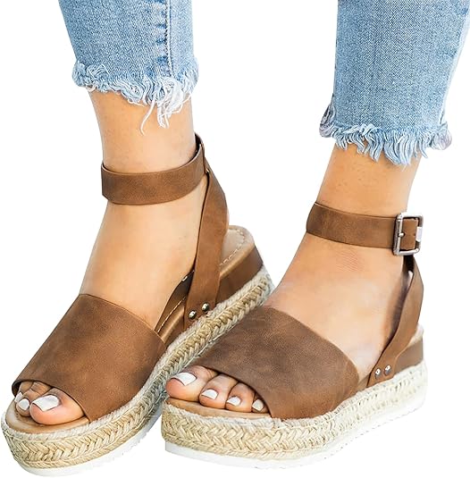Street-wave Women's Summer Sandals With Soft Footbed And Adjustable Straps For All Day Comfort