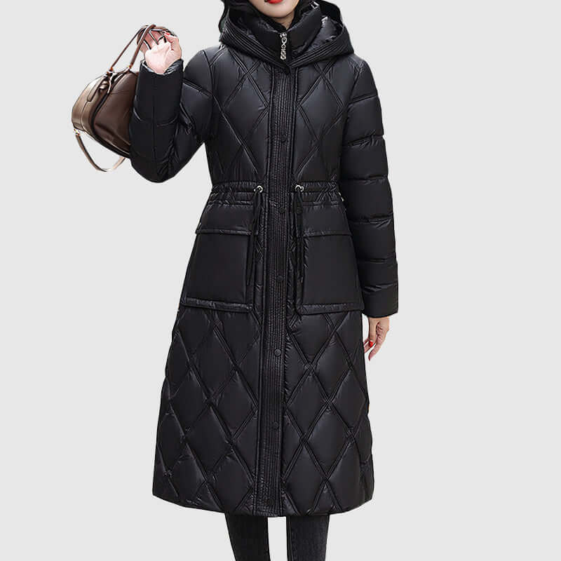 Street-Wave Womens Padded Hooded Winter Jacket With Thick Insulation For Warmth And Comfort