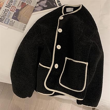 Street Wave Teddy Jacket For Women Water Repellent Comfort Fit Elegant Outdoor Cozy Moments