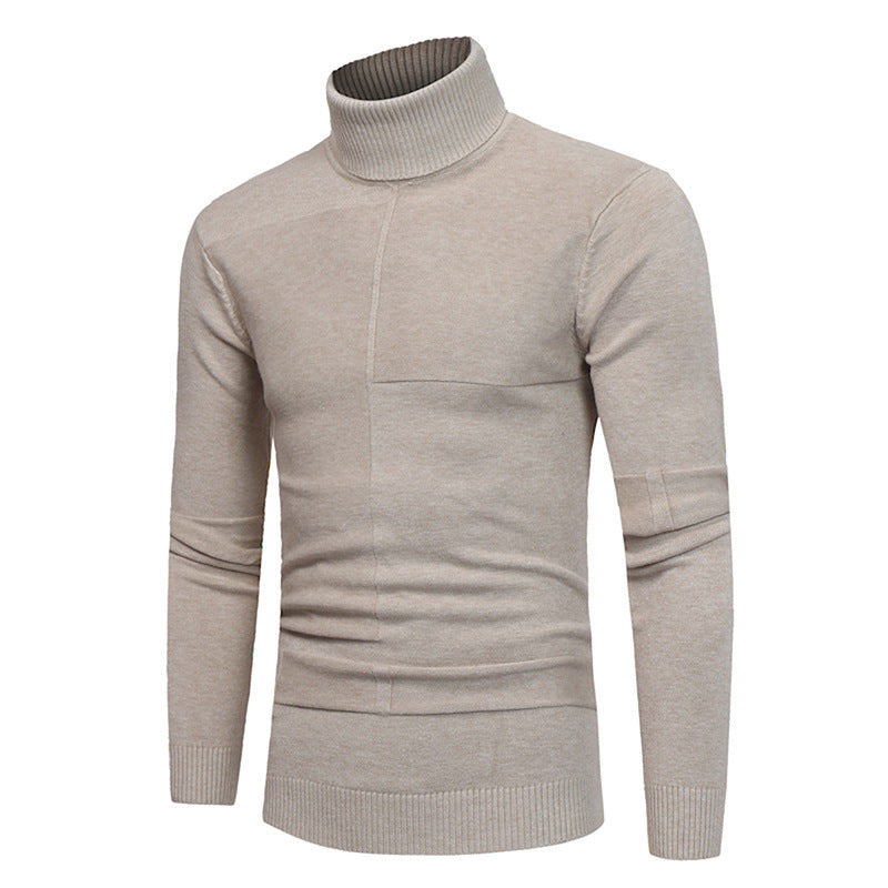 Streetwave Men's Premium Soft Knit Turtleneck Sweater For Warm Comfort And Style