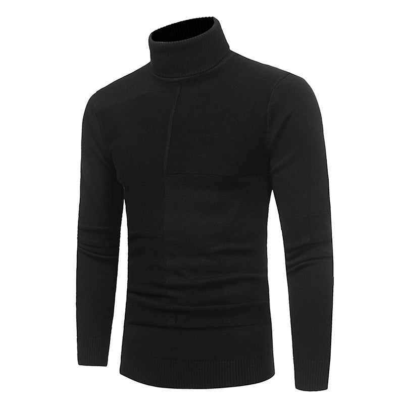 Streetwave Men's Premium Soft Knit Turtleneck Sweater For Warm Comfort And Style