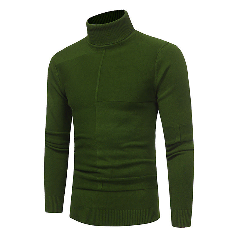 Streetwave Men's Premium Soft Knit Turtleneck Sweater For Warm Comfort And Style