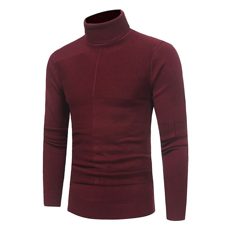 Streetwave Men's Premium Soft Knit Turtleneck Sweater For Warm Comfort And Style