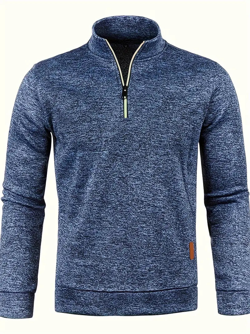 Street Wave Nicolas Long Sleeve Fleece Pullover Half Zip Warm Lightweight Outdoor Top