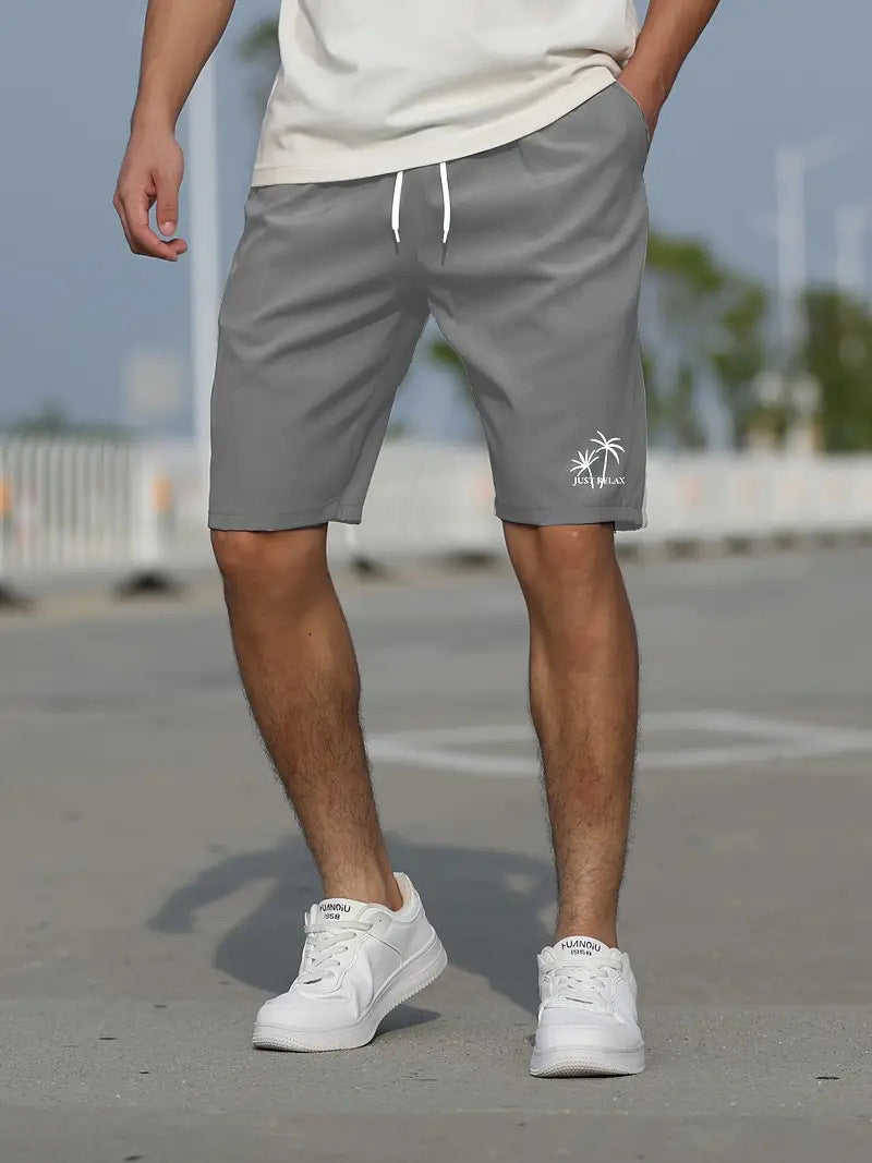 Street Wave Men Quick Dry Swim Shorts Elastic Waist