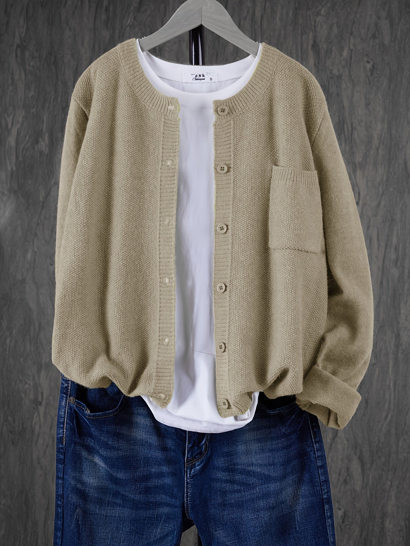 Streetwave Cardigan Rosa For Women Cozy Everyday Comfort In Soft Knitwear Versatile Casual Dailywear
