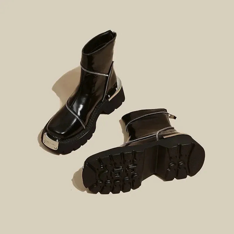 Streetwave Waterproof Winter Boots With Thick Sole And Zip Closure For Urban Winter Wearers