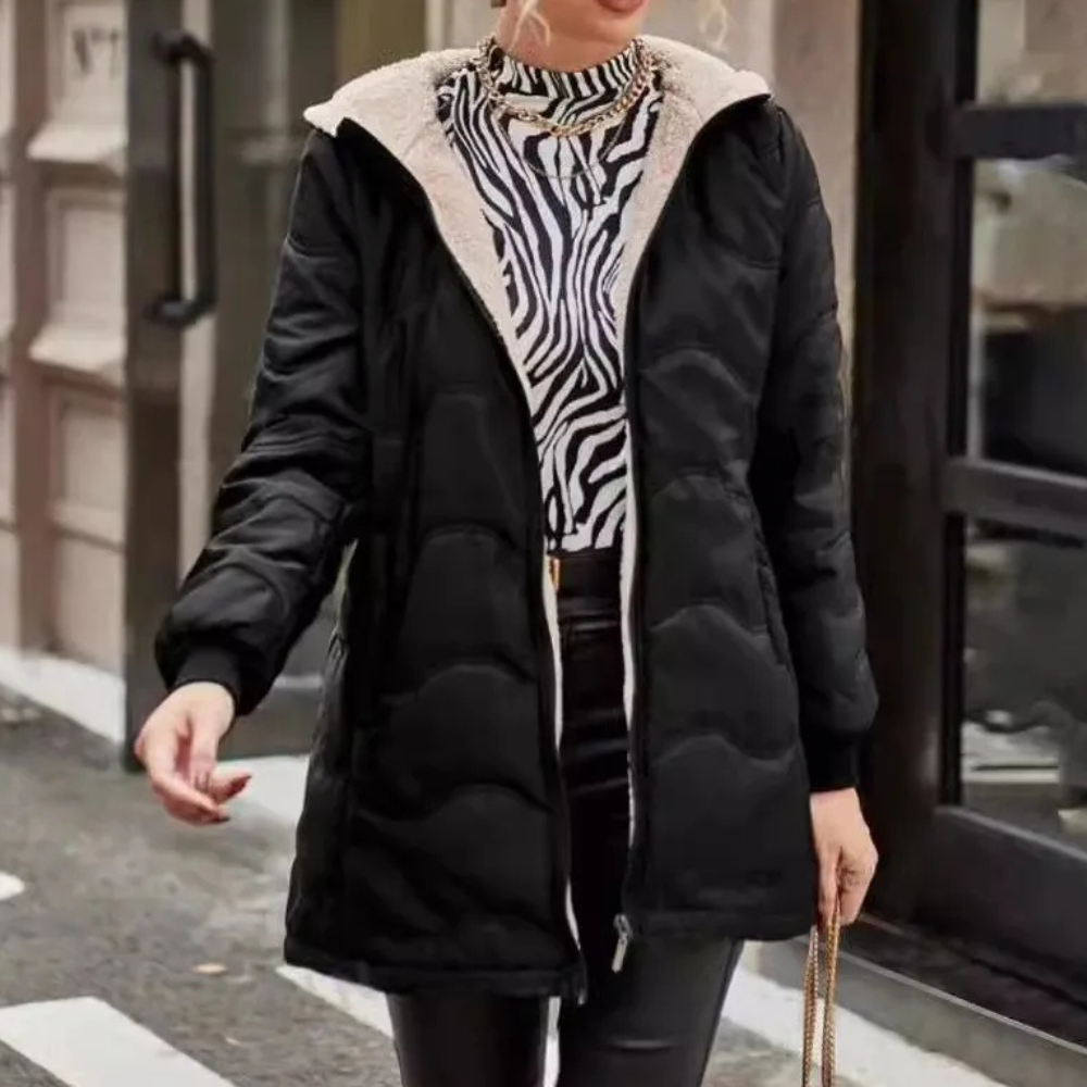 Street-Wave Elegant Winter Coat For Women Flattering Fit Cozy Warmth And Timeless Style
