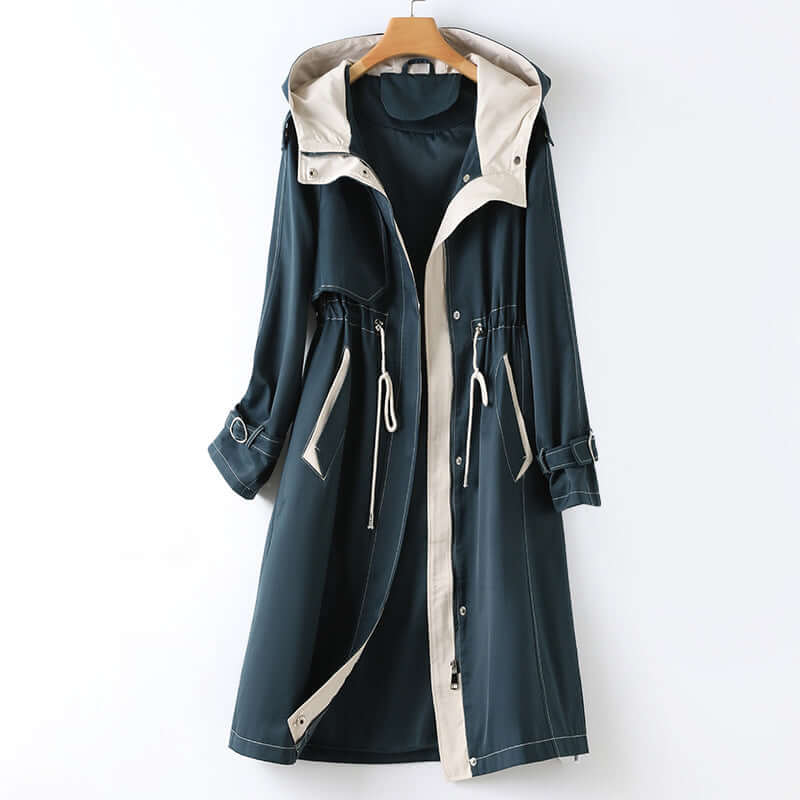 Street-Wave Womens Hooded Windbreaker Jacket For Wind And Light Rain Protection All Weather Ready