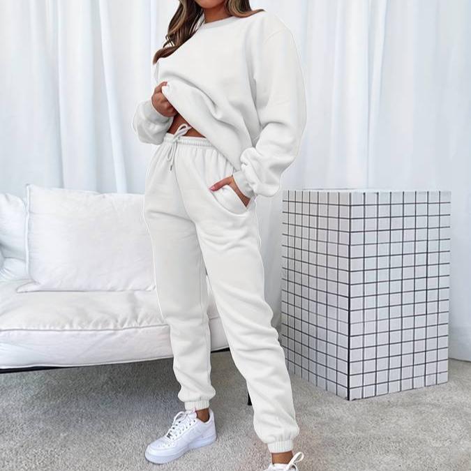 Jenna Women Matching Sweatshirt And Jogger Set StreetWave RelaxedFit Loungewear
