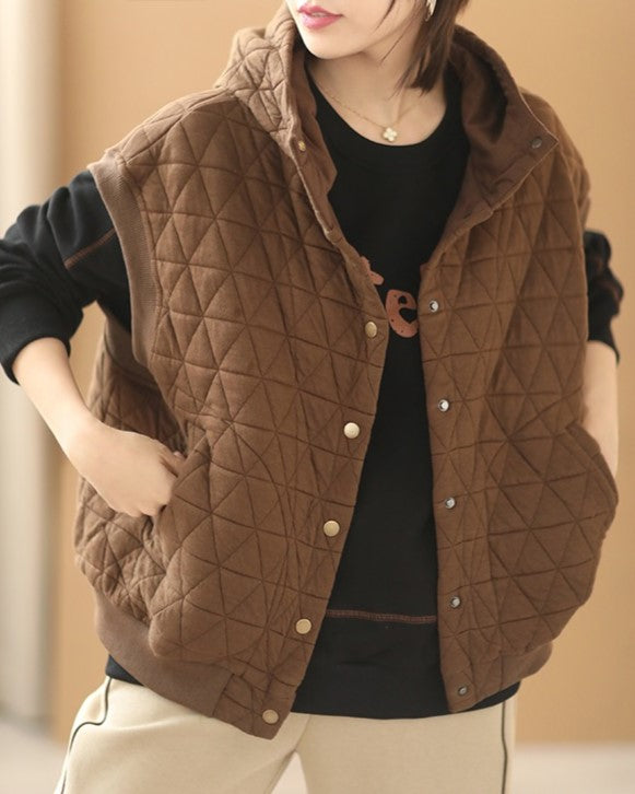 Street Wave Hooded Puffer Vest For Women Sporty Winter Style Trendy Outerwear All Season