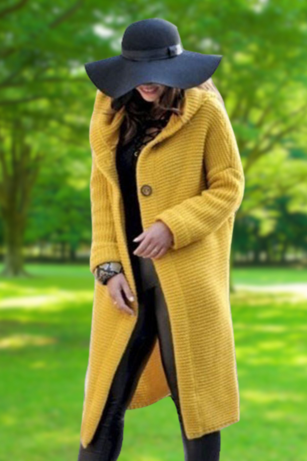 Street-Wave Long Knit Cardigan For Women With Cozy Comfort In Four Color Variants For Effortless Chic Wardrobe Essential