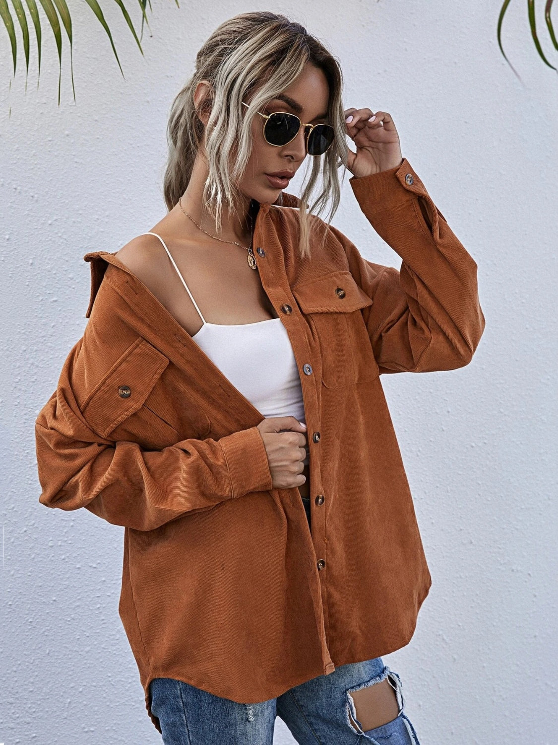 Street-wave Cordura Dropped Shoulder Shacket for Women Durable Streetwear Layering