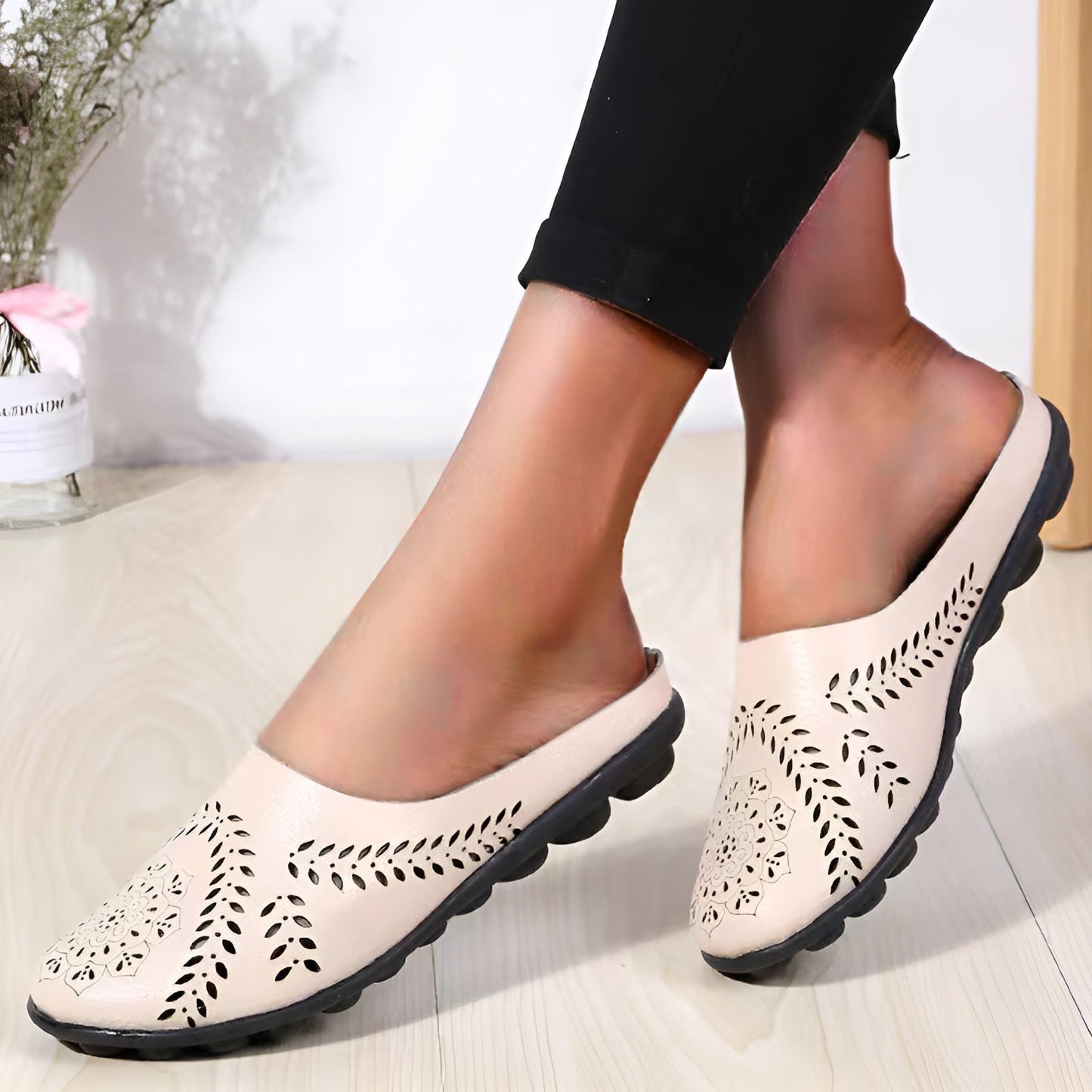 Street-wave Leather Women's Shoes With Orthopedic Support For All-Day Comfort Ideal For Spring