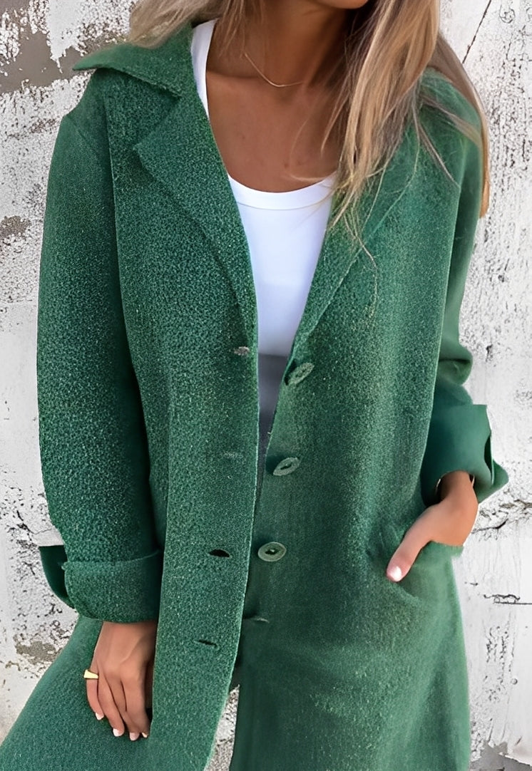 Street Wave Long Knit Cardigan For Women Cozy Textured Loose Fit Versatile Everyday Wear