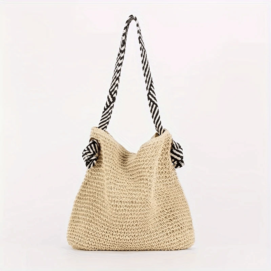 Street-Wave Caitlyn Bohemian Tote Bag - Handwoven Eco Friendly Materials For Spacious Everyday Use