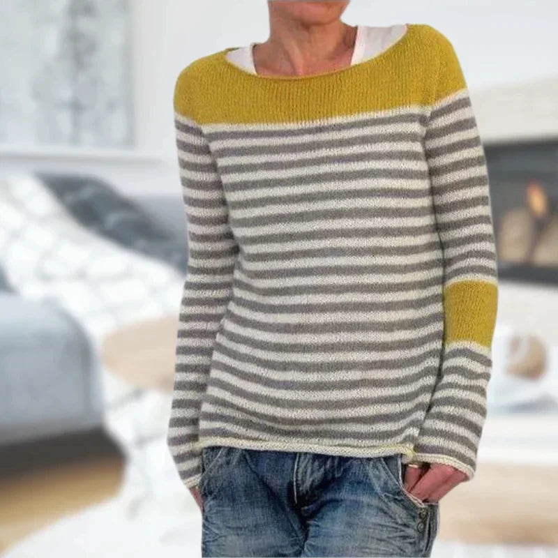 Street-Wave Cozy Knit Sweater For Women All Day Comfort Warmth And Trendy Style For Casual Everyday Wear
